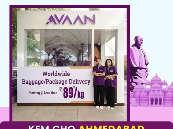 Avaan India Launches Kiosk at Terminal 1, Ahmedabad Airport offering excess baggage solutions at affordable prices