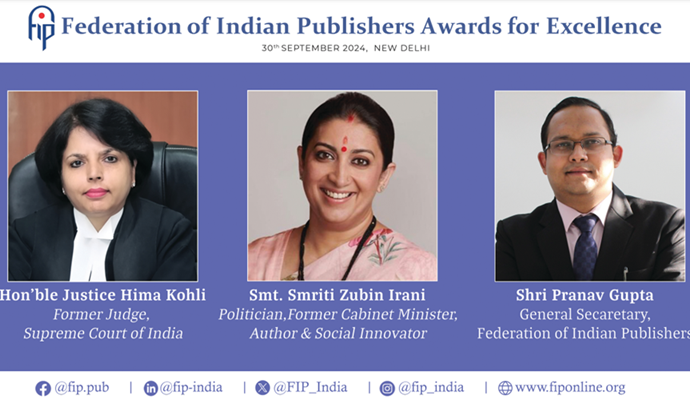 The Federation of Indian Publishers Gears Up for the 44th Awards for Excellence in Book Production 2024