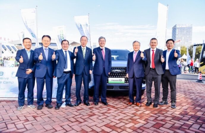 Ban Ki-moon Attends Chery RIDE GREEN LIFE in the Tiggo 9 PHEV, Promoting Green Travel